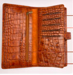 کيف کتي زبانه دار چرم طبیعی - Image 5