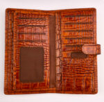 کيف کتي زبانه دار چرم طبیعی - Image 4