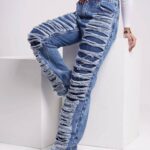 شلوار بگ زنانه کامل زاپ (30105D)