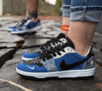 کتونی زنانه وودو مشکي آبي