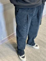 شلوار مخمل کبريتي وراداتي - Image 5