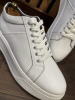 ونس چرم طبيعي مردانه سفيد - Image 3
