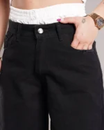 شلوار بگ زنانه دوتيکه مشکی (3066M1) - Image 3