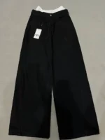 شلوار بگ زنانه دوتيکه مشکی (3066M1) - Image 2