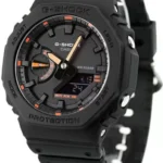 ساعت جي شاک 2100 مشکي عقربه نارنجي