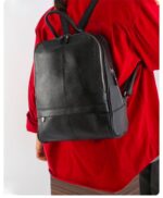 کوله چرم طبيعي داريا مشکي - Image 6