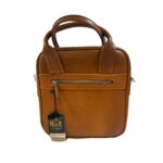 کيف دوشي چرم طبیعی301 عسلي - Image 3