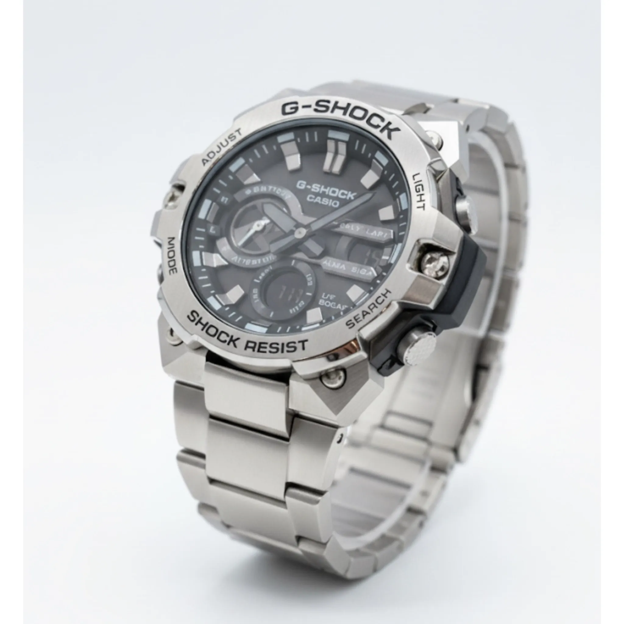 photo-output-2025-11-14T011240.786 (1) ساعت جی شاک بی400 استیل - Image 1