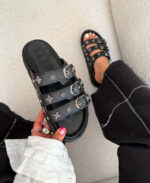 صندل زنانه سه سگک ريکاردو - Image 3