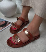 صندل زنانه دوسگک يراق کيفي - Image 4