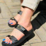 صندل زنانه پلنگی برند زارا - Image 5