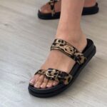 صندل زنانه پلنگی برند زارا