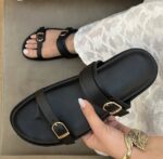 صندل زنانه پلنگی برند زارا - Image 2