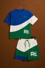 ست تيشرت شلوارک طرح BOTEGA