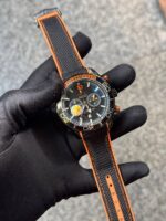 ساعت مردانه امگا سيمستر کرنوگراف سيلور مشکي - Image 3