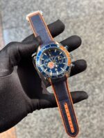 ساعت مردانه امگا سيمستر کرنوگراف سرمه اي نارنجي - Image 5