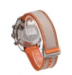 ساعت مردانه امگا سيمستر سه موتوره طوسي نارنجي - Image 2