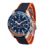 ساعت مردانه امگا سيمستر کرنوگراف سرمه اي نارنجي - Image 3