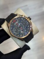 ساعت تگ هوير SLS مردانه رزگلد مشکي - Image 3