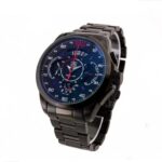 ساعت تگ هوير مرسدس بنز مردانه مشکي بند فلزي