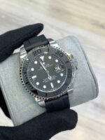 ساعت رولکس مردانه ياخ مستر بند رابر سيلور مشکي - Image 3