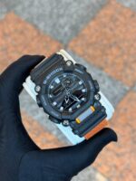 ساعت جي شاکG900مشکي نارنجي - Image 4