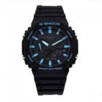 ساعت جي شاک2100مشکي عقربه آبي