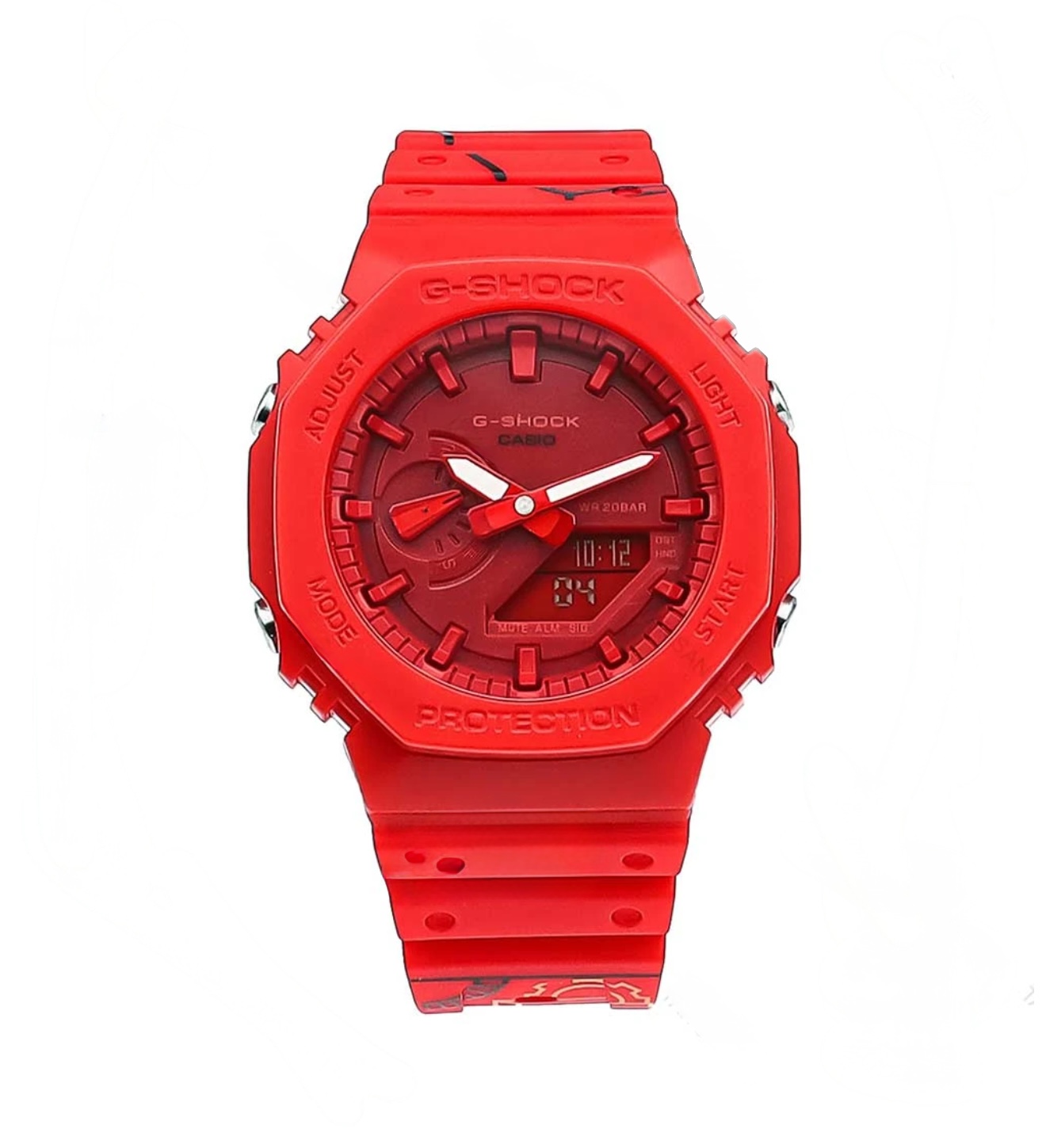 Screenshot ساعت جي شاک2100قرمز طرحدار - Image 1