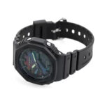 ساعت جي شاک2100مشکي صفحه رنگي - Image 3