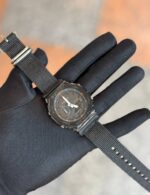 ساعت جي شاک2100بند برزنتي مشکي - Image 3