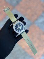 ساعت جي شاک2100بند برزنتي سبز زيتوني - Image 3