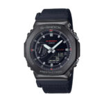 ساعت جي شاک2100بند برزنتي مشکي