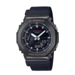ساعت جي شاک2100بند برزنتي مشکي