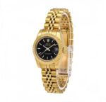 ساعت زنانه رولکس طلايي صفحه مشکي خطي اسمال - Image 2