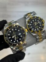 ساعت رولکس زنانه ساب مارينر سيلور طلايي - Image 2