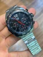 ساعت مردانه تگ هور سيلور صفحه مشکي - Image 2