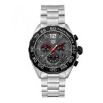 ساعت مردانه تگ هور سيلور صفحه مشکي