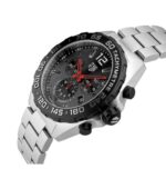 ساعت مردانه تگ هور سيلور صفحه مشکي - Image 3