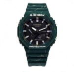 ساعت جي شاک GA2100 سبز طرحدار