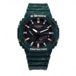 ساعت جي شاک GA2100 سبز طرحدار