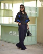 ست دخترانه شوميزشلوار لينن تدي - Image 3