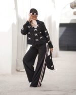 ست شوميز شلوار مدل پاپيوني - Image 3