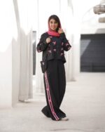 ست شوميز شلوار مدل پاپيوني - Image 4