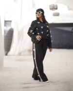 ست شوميز شلوار مدل پاپيوني - Image 2