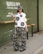 ست سه تيکه شوميزشلوار کلاه هاوين - Image 4