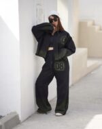 ست زنانه شوميز شلوار پيسوله