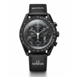 ساعت امگا سواچ ماه مشکي اسنوپي Omega Swatch Mission To