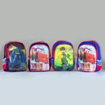 کوله مدرسه طرح دار دو زيپ