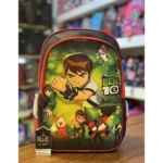 کوله مدرسه طرح دار دو زيپ - Image 2