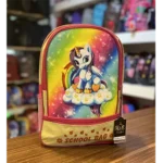 کوله پشتی مدرسه طرح دار جلو زيپ - Image 5